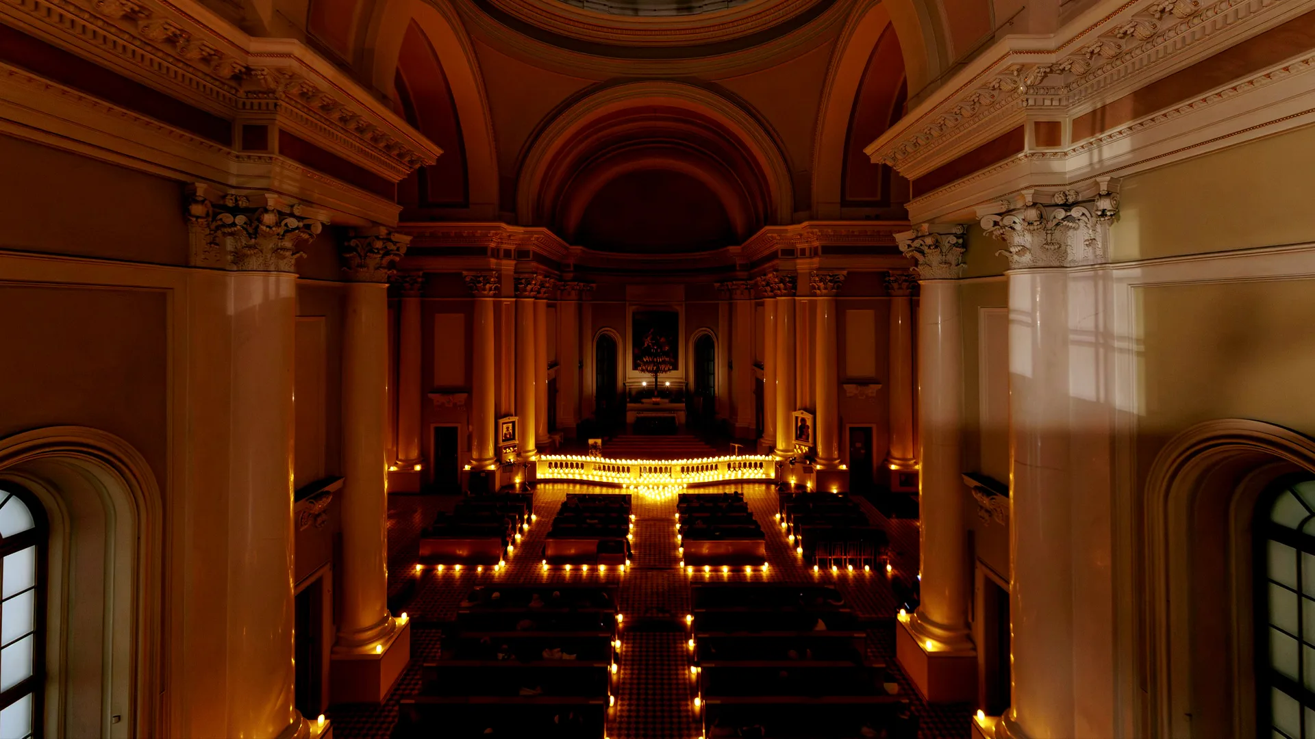 Киномузыка на органе при свечах