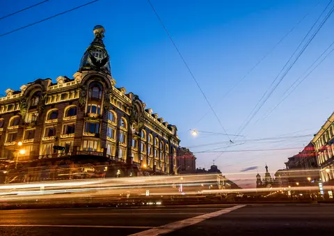 Ночная поездка по Санкт-Петербургу и разведение мостов