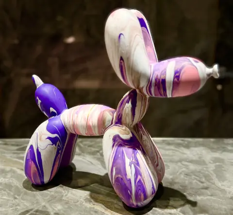 Роспись собачки Ballon Dog